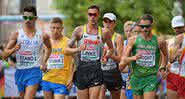 Enquanto na modalidade masculina os atletas disputam os 20km e 50km, na feminina apenas os 20km são disputados - Getty Images