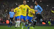 Neymar em ação pela Seleção Brasileira - GettyImages