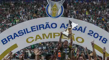 Palmeiras comemora o título do Campeonato Brasileiro de 2018 - Getty Images