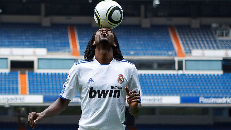 Adebayor jogou pelo Real Madrid entre 2009 e 2012 - Getty Images
