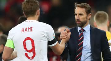 A parceria entre Harry Kane e Gareth Southgate levou a Seleção Inglesa para duas semifinais - Getty Images