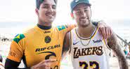Gabriel Medina brinca sobre apelidos com Neymar - Getty Images