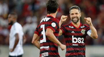 Jogadores do Flamengo comemorando - GettyImages