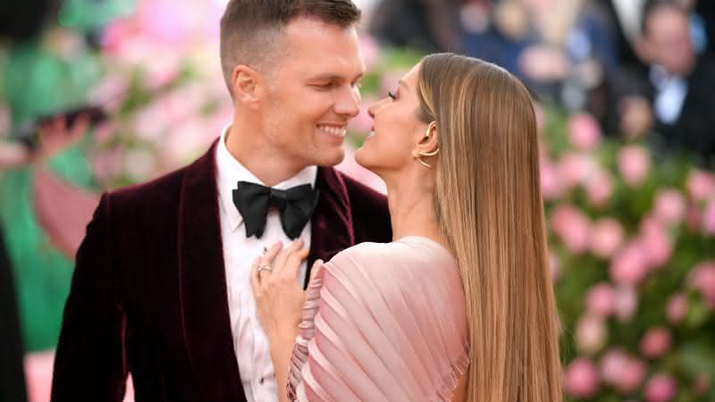 Tom Brady com a esposa, Gisele Bündchen - Getty Images