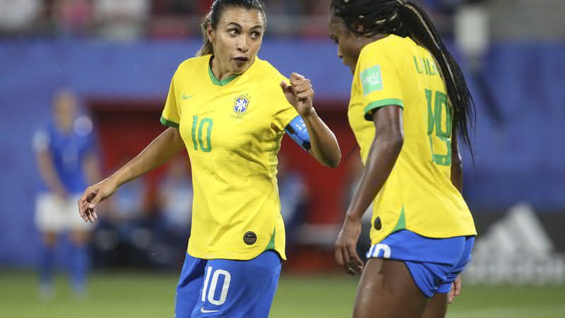Marta e Bia abriram o placar para a Seleção Brasileira - Getty Images