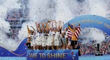 Seleção dos Estados Unidos venceu a última Copa do Mundo feminina, na França - GettyImages