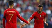 Bruno Fernandes e CR7 buscam o segundo título da Liga das Nações da UEFA pela Seleção de Portugal - Getty Images
