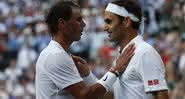 Federer e Nadal (Crédito: GettyImages)