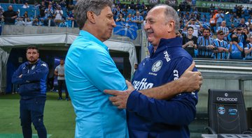 O técnico do Grêmio e Felipão são especulados para estar a frente do Boca - GettyImages