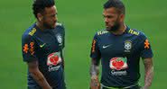 Neymar e Daniel Alves trabalharam juntos no PSG e na Seleção Brasileira - GettyImages