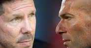 Zidane e Simeone em ação - GettyImages