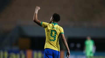 Matheus Cunha conseguiu marcar de longe e garantir o empate para a Seleção Brasileira - GettyImages