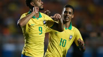Matheus Cunha em ação com a camisa da Seleção Brasileira - GettyImages