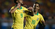 Matheus Cunha em ação com a camisa da Seleção Brasileira - GettyImages