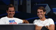 Roger Federer e Rafael Nadal não estão em Nova York neste ano - Julian Finney/Getty Images for Laver Cup