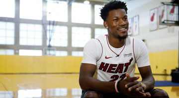 Jimmy Butler é jogador do Miami Heat - GettyImages