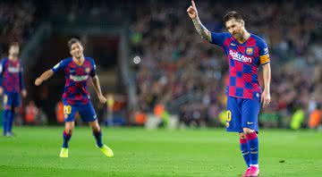 Messi comemora 604 gols pelo Barcelona e está próximo da marca de Pelé - Getty Images
