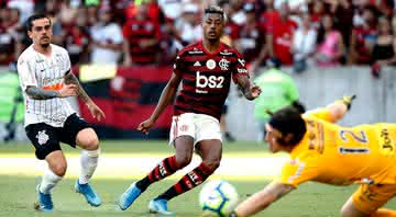 Bruno Henrique fez os primeiros três gols da partida - Getty Images