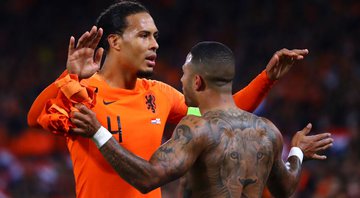 Memphis Depay e Virgil van Dijk são companheiros na Seleção da Holanda - Getty Images