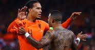 Memphis Depay e Virgil van Dijk são companheiros na Seleção da Holanda - Getty Images