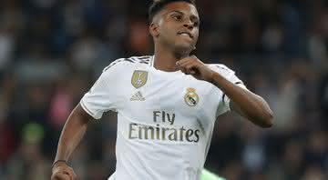 Rodrygo foi o autor do primeiro gol do Real Madrid nesta quarta-feira - Getty Images