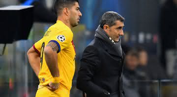 Suárez e Valverde trabalharam juntos pelo Barcelona - GettyImages