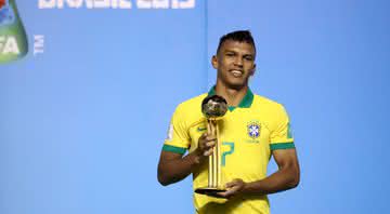 Gabriel Veron foi destaque na campanha do mundial sub-17 com a camisa da Seleção Brasileira - GettyImages
