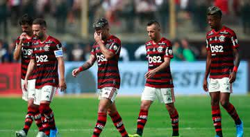 Jogadores do Flamengo saindo de campo na final da Libertadores - GettyImages