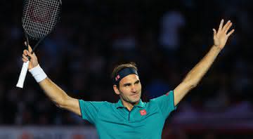 Roger Federer em ação - GettyImages