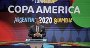 Evento de sorteio dos grupos da Copa América - Getty Images