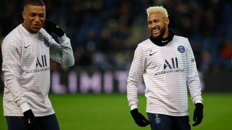 Neymar e Mbappé atuam juntos pelo Paris Saint-Germain - GettyImages
