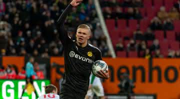 Haaland tem dez gols em onze partidas pelo Borussia Dortmund - Getty Images