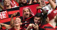Torcida do Flamengo comemorando a vitória sobre o Al Hilal na última terça-feira, 17 - GettyImages