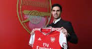 Mikel Arteta  assina com o Arsenal para 2020. - Getty Images