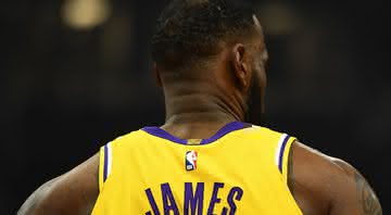 LeBron James está no LA Lakers desde 2018 e foi responsável por 1505 pontos dos 55 jogos que participou - Getty Images
