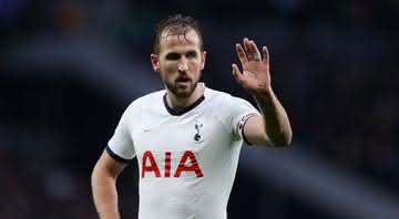 Kane em ação com a camisa do Tottenham - GettyImages
