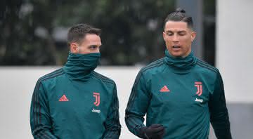 Cristiano Ronaldo surge com novo corte de cabelo em treinamento da Juventus - GettyImages
