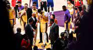 Lesão grave é descartada após exames, mas Anthony Davis pode desfalcar os Lakers - GettyImages
