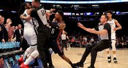 Jogo da NBA termina em confusão - Getty Images