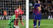 Arthur comemorando seu gol ao lado de Messi - GettyImages