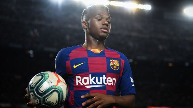 Ansu Fati tem contrato com o Barcelona até 2022 - Getty Images
