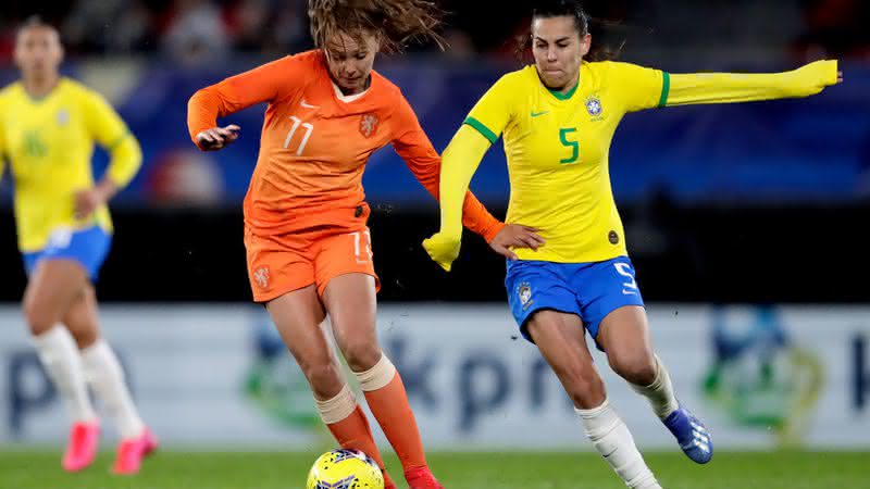 Seleção Brasileira feminina empata sem gols diante da Holanda - GettyImages