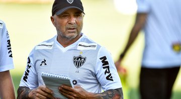Jorge Sampaoli em ação pelo Atlético Mineiro - GettyImages