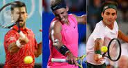 Novak Djokovic, Rafael Nadal e Roger Federer - GettyImages