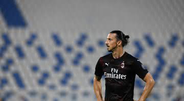 O contrato de Ibrahimovic com o Milan chega ao fim no dia 31 de agosto - Getty Images