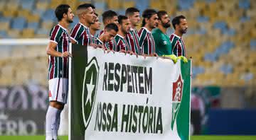 Botafogo e Fluminense fizeram alguns protestos durante os jogos do Campeonato Carioca contra a Ferj - Gettyimages