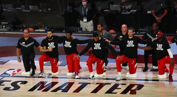Playoffs da NBA: Raptors e Celtics podem boicotar jogo 1 da semifinal em protesto contra a violência policial - GettyImages