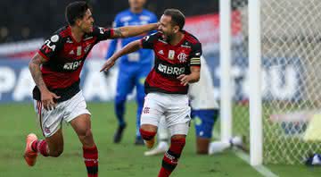 Everton Ribeiro foi o autor do primeiro gol do Flamengo - Getty Images