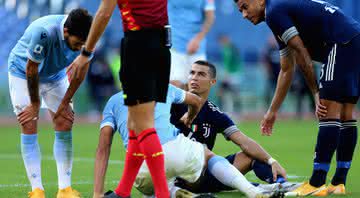 Cristiano Ronaldo se lesionou na partida deste domingo, 8 - GettyImages
