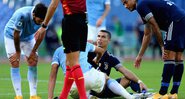 Cristiano Ronaldo se lesionou na partida deste domingo, 8 - GettyImages